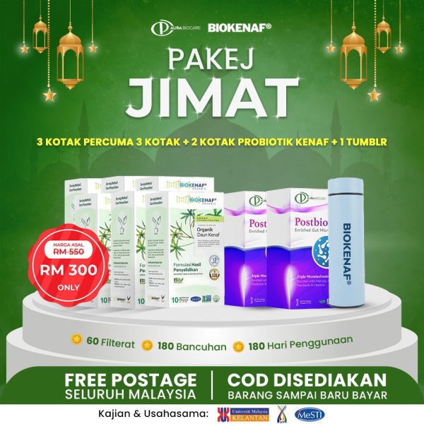 Pakej Jimat (6 Kotak + 2 Probiotik + 1 Tumblr)