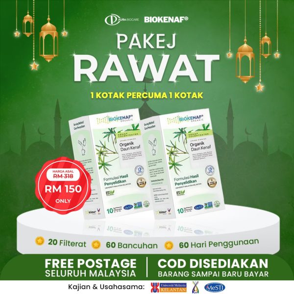 Pakej Rawat (2 Kotak Biokenaf)